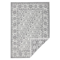 Kusový koberec Twin-Wendeteppiche 103116 grau creme – na ven i na doma - 80x350 cm NORTHRUGS - H