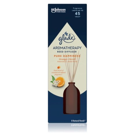 Glade Aromatherapy Reed Diffuser Pure Happiness aróma difuzér vonnej tyčinky 80 ml