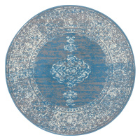 Kusový koberec Gloria 105516 Sky Blue kruh Rozmery kobercov: 160x160 (priemer) kruh