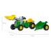 Šlapací traktor John Deere s prívesom a lyžicou Rolly Toys 023110