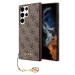 Guess 4G Charms Zadný Kryt pre Samsung Galaxy S24 Ultra Brown