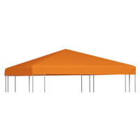 vidaXL Strieška na altánok 310 g/m², 3x3 m, oranžová