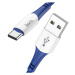 Kábel HOCO Ferry X70, USB na USB-C 3A, 1m, modrý