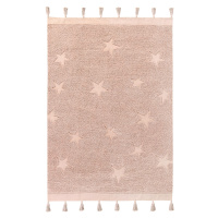 Přírodní koberec, ručně tkaný Hippy Stars Vintage Nude - 120x175 cm Lorena Canals koberce