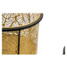 Súprava 2 stojanov na kvetináč v zlatej farbe Mauro Ferretti Leavy, výška 40 cm
