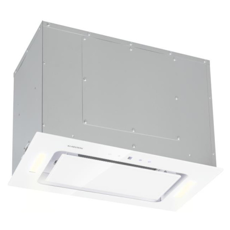 Klarstein Hektor, digestor, 52 cm, vstavaný, 530 m³/h, LED, dotykové ovládanie, sklo, biely