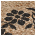 Kusový koberec Printed Jute Maisie Natural/Black - 200x290 cm Flair Rugs koberce