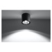 Čierne stropné svietidlo Nice Lamps Luigi