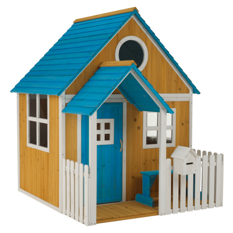 Drevený záhradný domček s lavičkou, verandou a poštovou schránkou, BULEN Tempo Kondela
