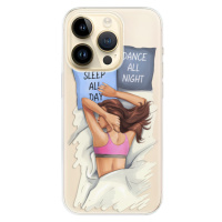 Odolné silikónové puzdro iSaprio - Dance and Sleep - iPhone 14 Pro