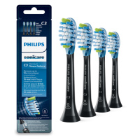 PHILIPS SONICARE Premium Plaque Defense HX9044/33 náhradné hlavice čierna 4 ks