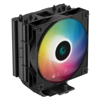 DEEPCOOL chladič AG400 ARGB / 120mm fan ARGB / 4x heatpipes / PWM / pre Intel aj AMD