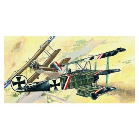 SMĚR Model letadlo Fokker Dr.1 1:44 Teddies