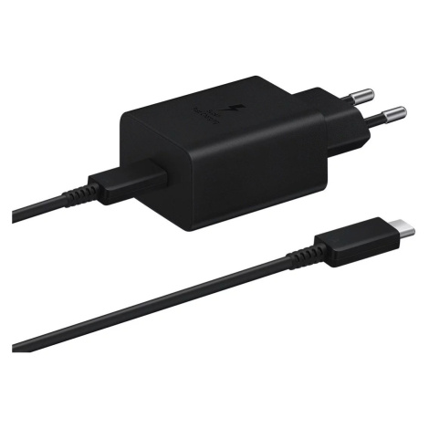 Nabíjačka Samsung 1EP-T1510EBE + EP-DA705BBE 5W Travel Charger + USB-C/USB-C Data Cable Black (O