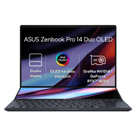 ASUS Zenbook Pro 14 Duo OLED (UX8402, 13th Gen Intel), čierna