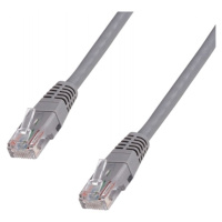 DATACOM Patchkábel 5m UTP Cat5e RJ45 sivý