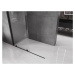 MEXEN/S - Velár posuvné sprchové dvere Walk-in 160, transparent, čierna 871-160-000-03-70