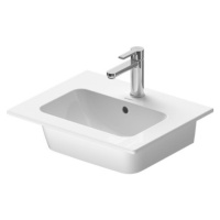 Duravit ME by Starck - Nábytkové umývadlo 530x430 mm, s WonderGliss, biela