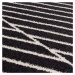Čierno-biely koberec behúň 66x240 cm Muse – Asiatic Carpets