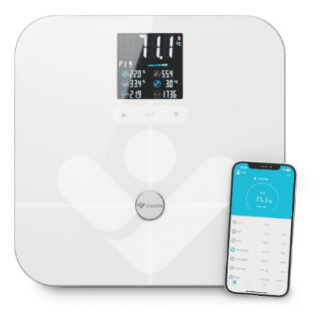 TRUELIFE Fitscale W7 BT white inteligentná váha 1 ks