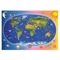 Dino Puzzle Dětská mapa 300 XL dielikov