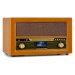 Auna Belle Epoque 1906 DAB, retro stereo systém, rádio, DAB rádio, UKW rádio, prehrávanie MP3, B