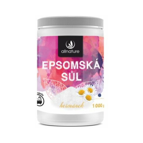 Allnature epsomská soľ Harmanček 1000 g