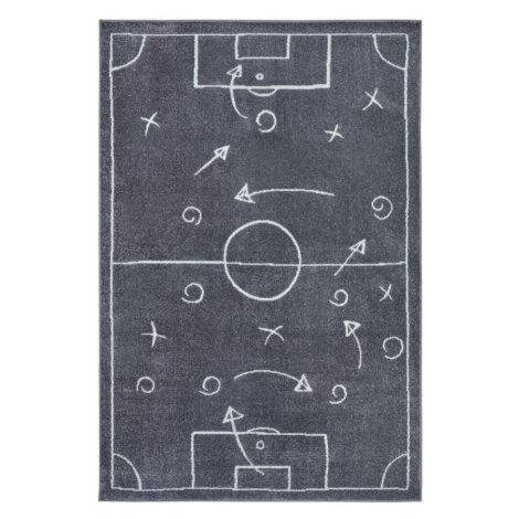 Tmavosivý detský koberec 160x235 cm Gameplan – Hanse Home