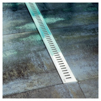 Ravak Zebra sprchový žľab 75 cm plast šedá lesk x01433 OZZEBRA750PL