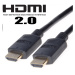 PremiumCord HDMI 2.0 High Speed + Ethernet kábel, pozlátené konektory, 1m