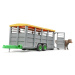 BRUDER 02227 Vlečka na prepravu zvierat s figúrkou kravy