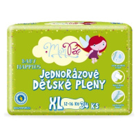 MONPERI Jednorazové plienky Klasik XL 12-16 kg