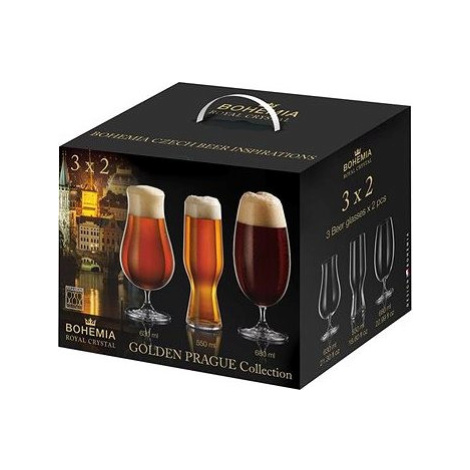 BOHEMIA ROYAL CRYSTAL Golden Prague collection 1 Beercraft