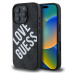 Guess PU Leather 4G Big Love Logo MagSafe kryt iPhone 16 Pro čierny