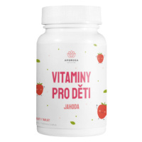 APOROSA Vitamíny pre deti jahoda 90 tabliet