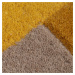 Ručne všívaný kusový koberec Abstract Collage Ochre / Natural Rozmery koberca: 120x180