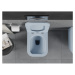 Mexen Teo, závesné WC Rimless s WC doskou slim, duroplast, šedá-modrá matná, 30854069