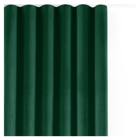 Zelený zamatový dimout záves 400x250 cm Velto – Filumi
