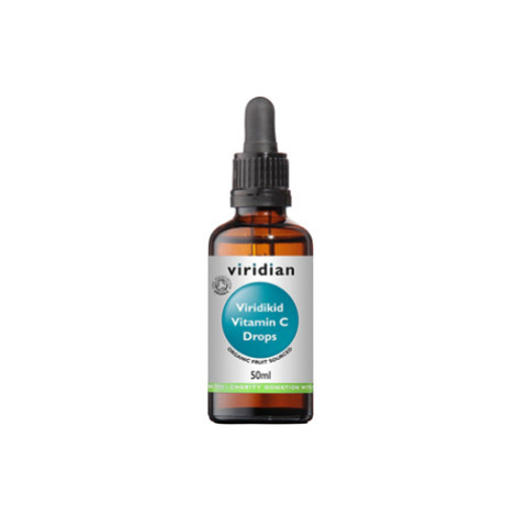 VIRIDIAN Nutrition organic viridikid vitamin C drops 50 ml