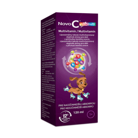 NOVO C Kids multi multivitamín lesné ovocie 120 ml