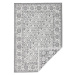 Kusový koberec Twin-Wendeteppiche 103116 grau creme – na ven i na doma - 160x230 cm NORTHRUGS - 