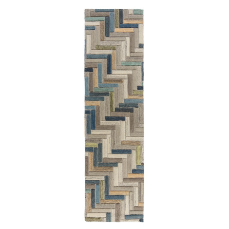 Běhoun Moda Russo Natural/Multi - 60x230 cm Flair Rugs koberce