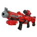 mamido  Detská pištoľ na penové náboje s laserom červená