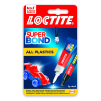 LOCTITE SUPER BOND ALL PLASTICS - Špeciálne sekundové lepidlo na plasty 2g + 4ml