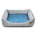 Modro-svetlosivý pelech pre psa 85x105 cm SoftBED Eco XL – Rexproduct