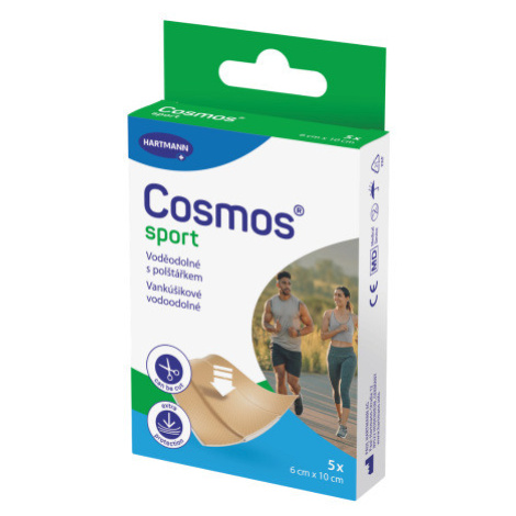 COSMOS Sport vodeodolná náplasť na rany inov. 2025 1 x 5 ks