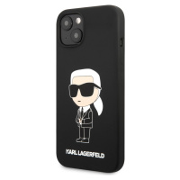 Púzdro Karl Lagerfeld gumené Apple iPhone 13 čierne