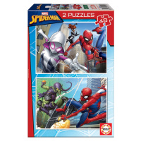 Puzzle Spiderman Educa 2x48 dielov od 4 rokov