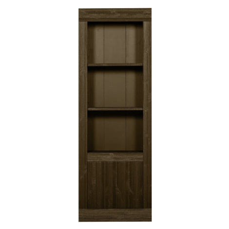 Hnedá knižnica z borovicového dreva 78x230 cm Yumi – BePureHome