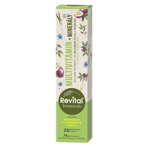 VITAR Revital Botanicals Multivitamín + minerály 20 šumivých tabliet Vitar Veteriane
